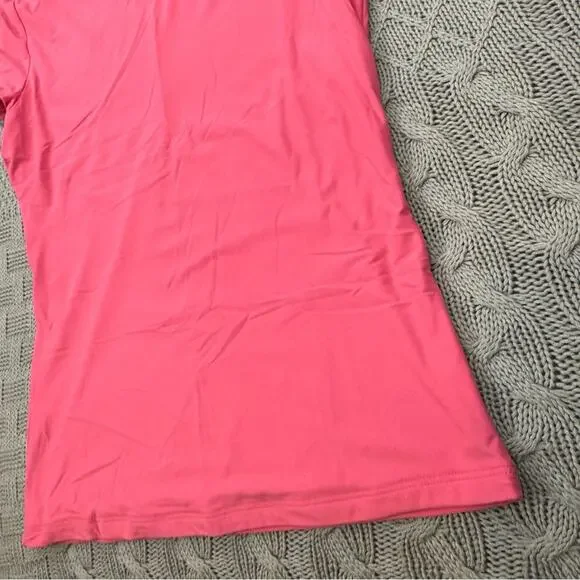 Abercrombie & Fitch Pink Women's Short Sleeve Tee Performance Material ~ S/M - Picture 4 of 11